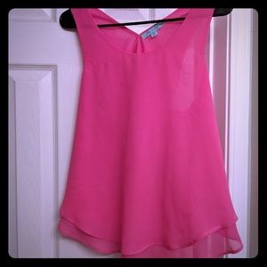 Hot pink top